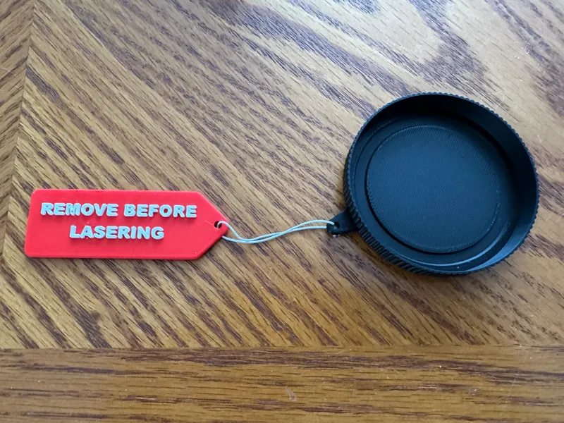 XTool F1 Lens Cap with Remove Tag