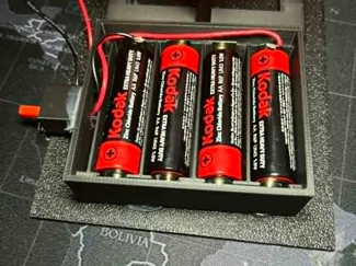 battery box 4xAA 6V