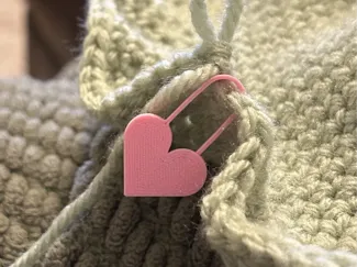 Cute Heart Stitch Marker