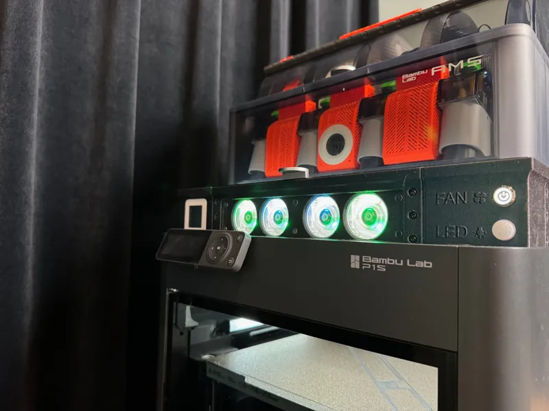 P1S/X1C automatically adjusts lights & fans