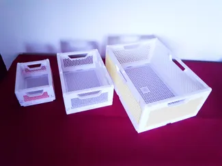 Stackable/Foldable Storage Crates - 3 Sizes System
