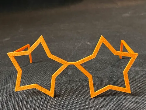 Party Star Glasses - simple model