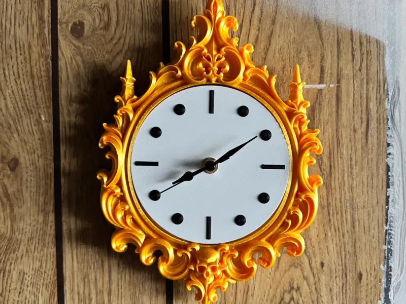 BAROQUE CLOCK FRAME - For SIMPLE CLOCK KIT