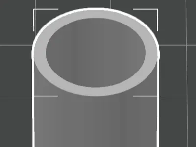 Plain tube / pipe 16mm diameter x 20mm long x 2mm