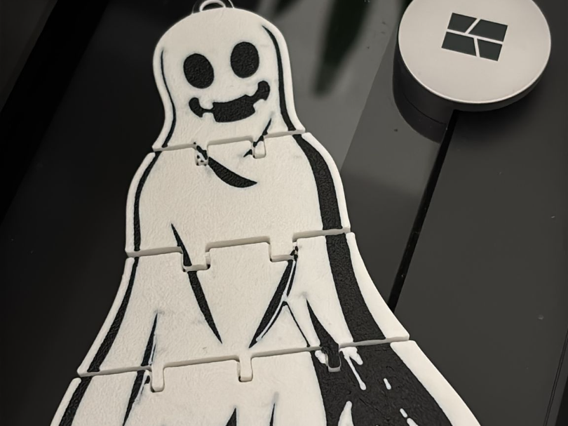Flexi ghost keychain 45min - 11gr filament