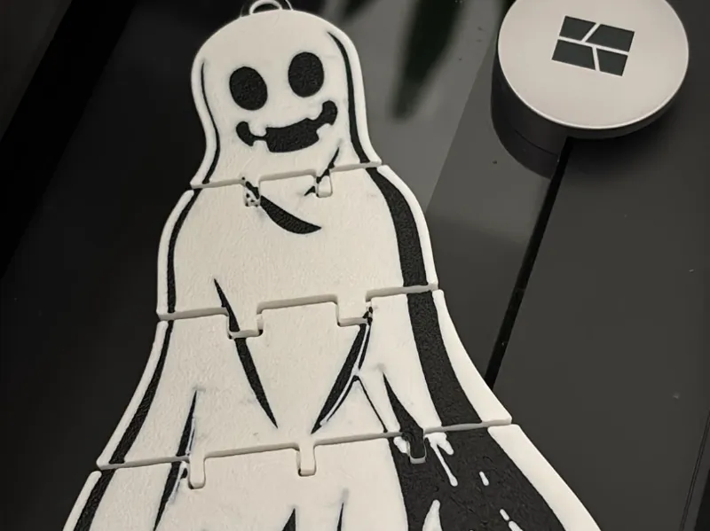 Flexi ghost keychain 45min - 11gr filament