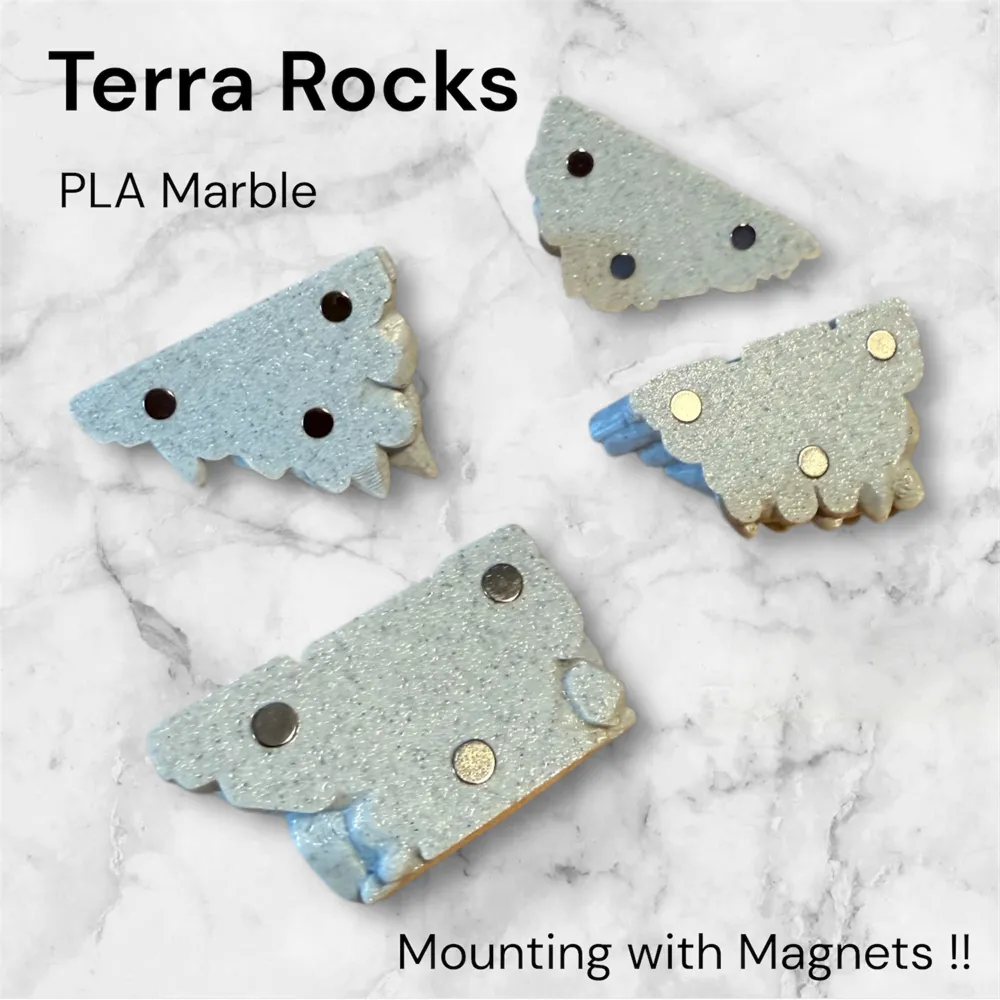 Terra Rocks – Magnetic Rock Set - Free 3D Print Model - MakerWorld