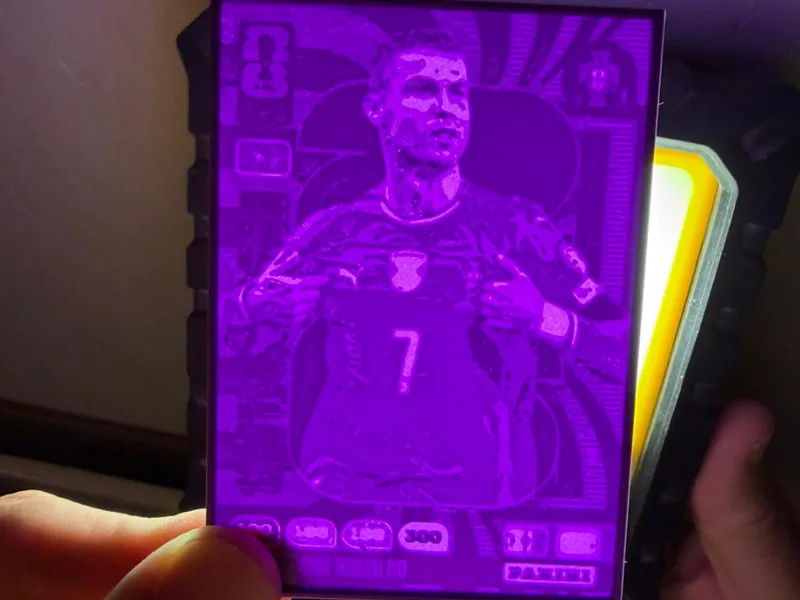 3D figurine of Cristiano Ronaldo Panini Album 2026