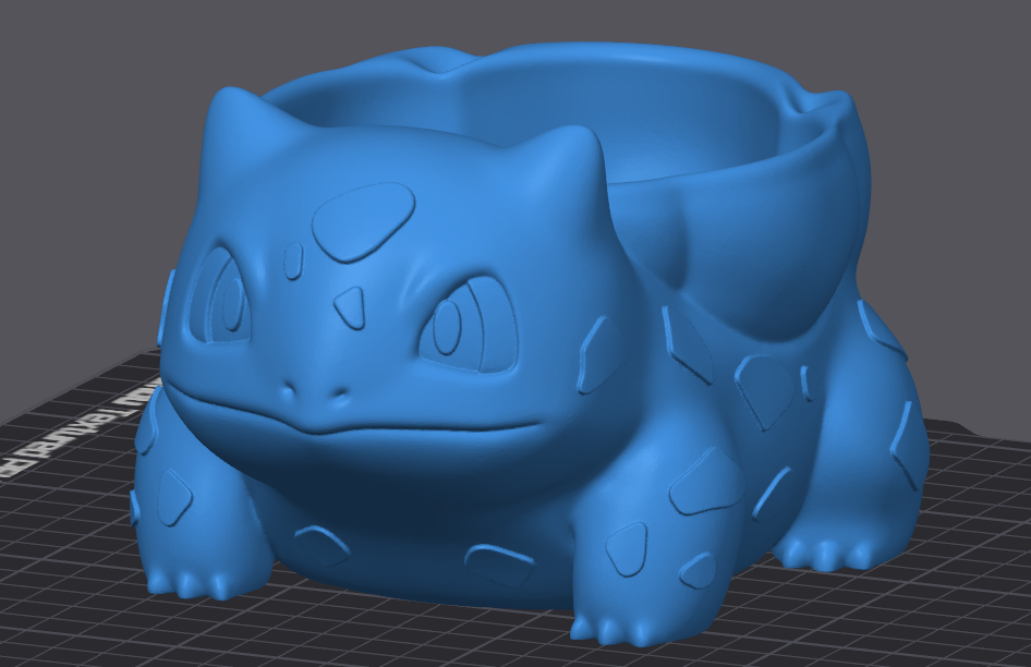 Miniatura 2 do modelo 3D Bulbasaur Pokémon Planter Pot