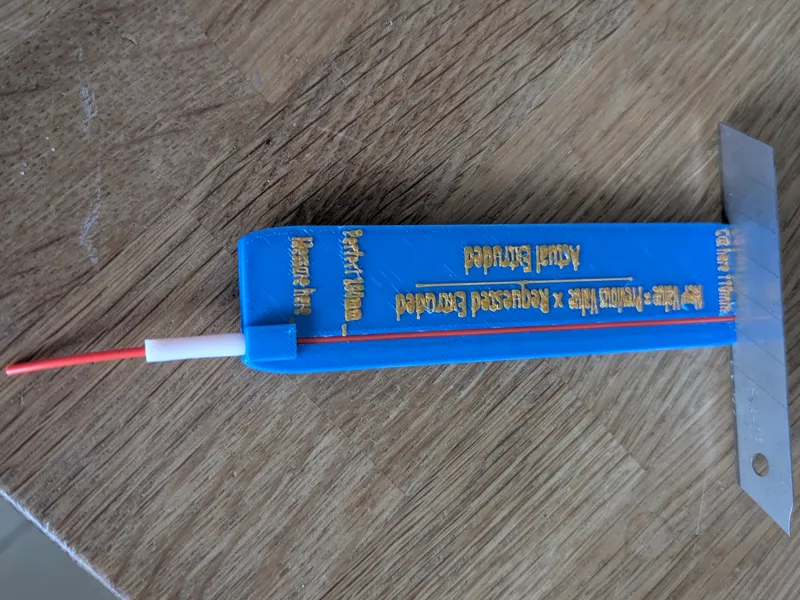 E-Step/Rotation Distance Ruler, Calibrate Extruder