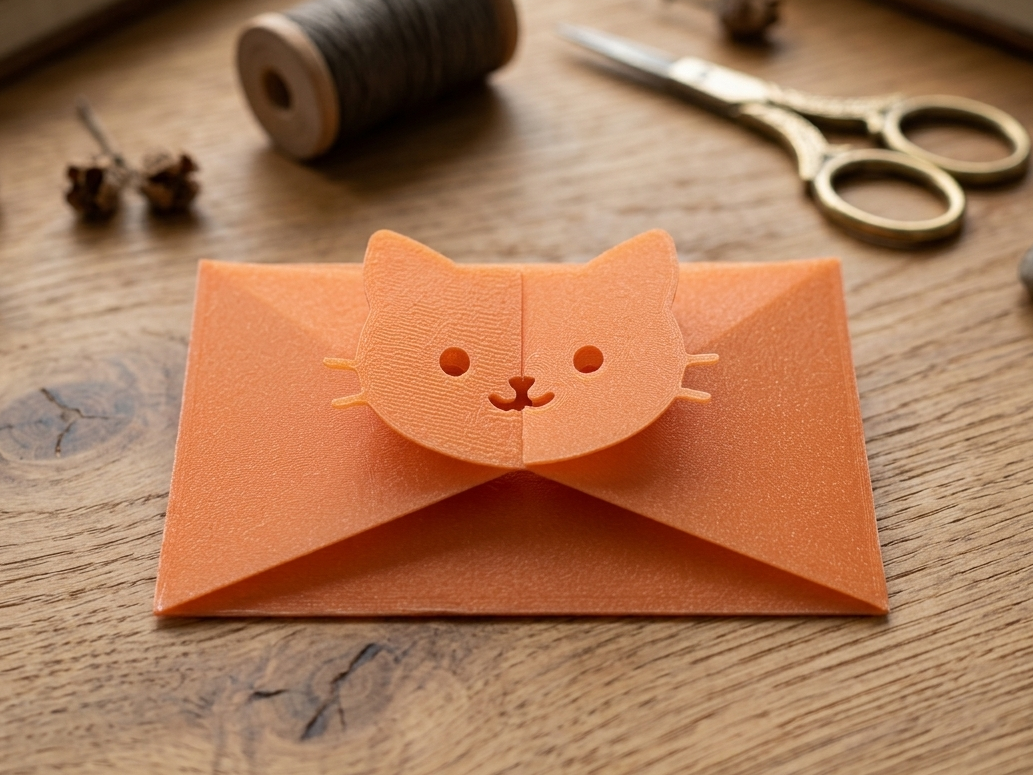 Cat Fold Envelope (Enveloppe Chat)
