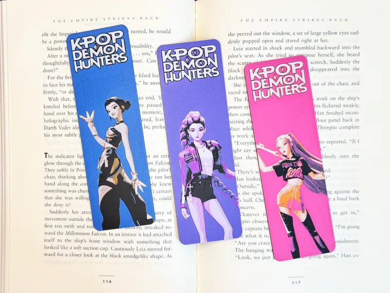 KPop Demon Hunters Bookmark Set-Rumi, Mira, & Zoey