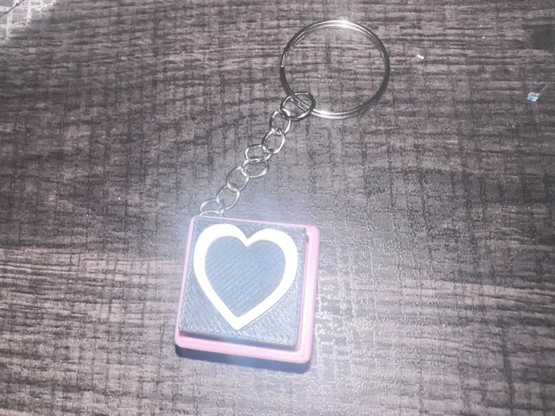 Squid Game 2 Heart Clickers Fidget With KeyChain