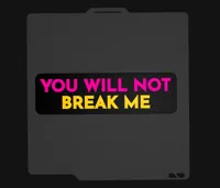 You Will Not Break Me 0.2mm layer, 2 walls, 15% infill