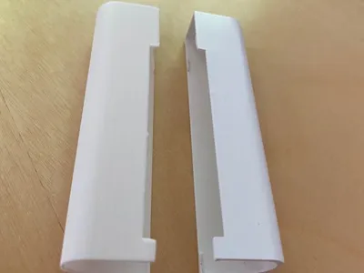hinge cover for pvc window cache paumelle pvc