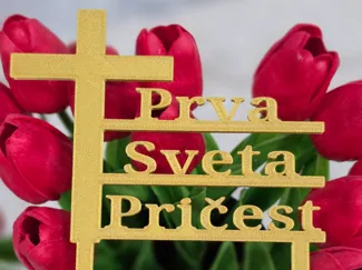 Prva sveta pričest cake topper
