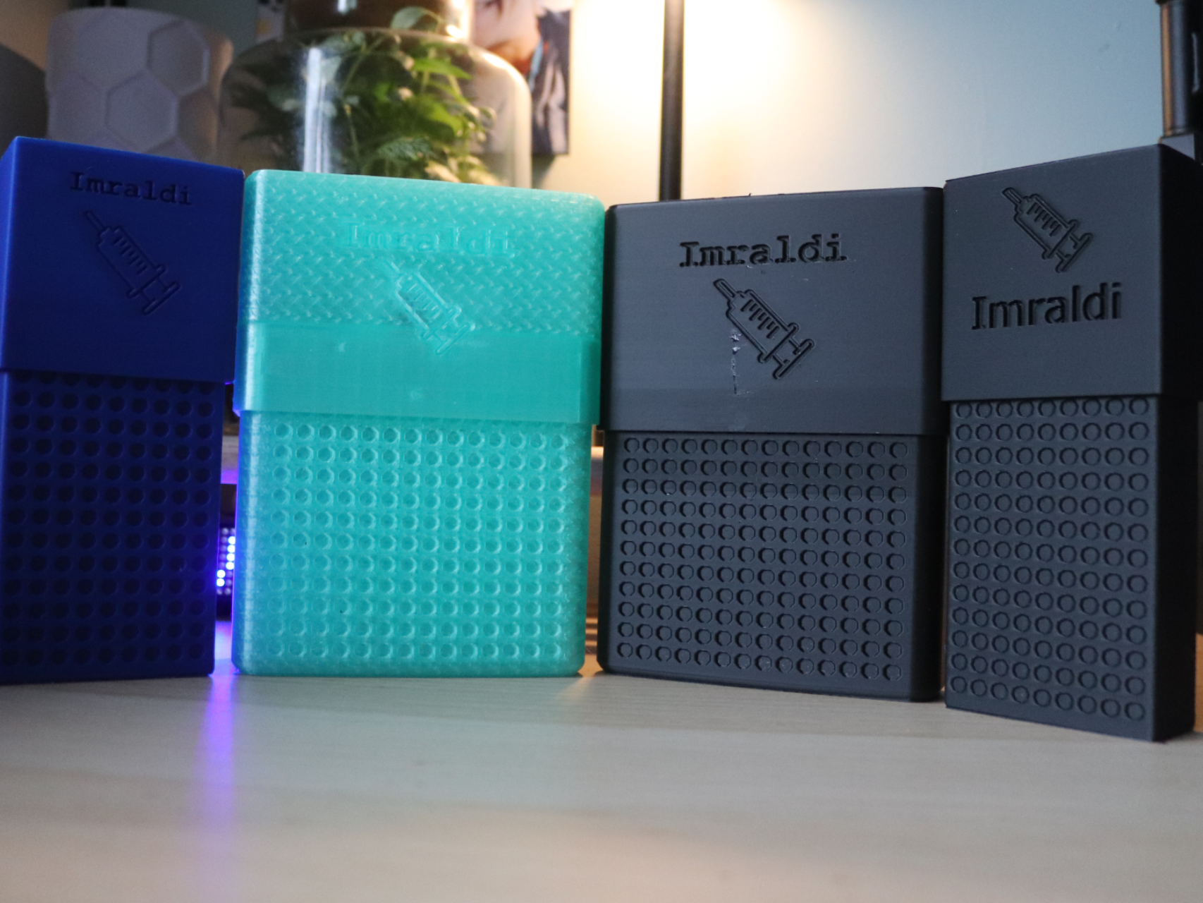 Imraldi Pen Pod, Fridge Organizer with Magnet Lid