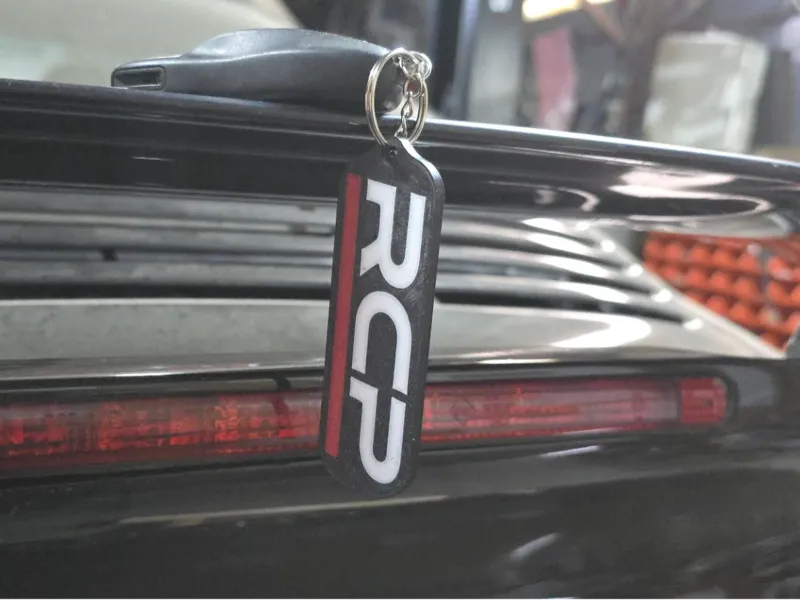Racing Custom Parts RCP Keychain