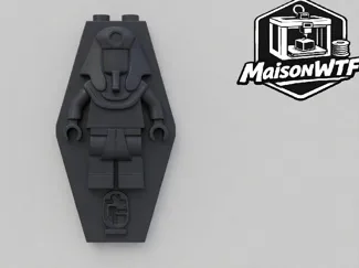 Sarcophagus Coffin Lid – Part 30164 STL