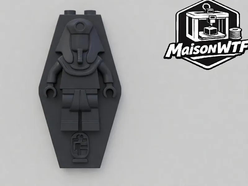 Sarcophagus Coffin Lid – Part 30164 STL