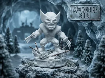 Figura decorativa: Wolverine Chibi Figure | X-Men Action Statue — vista de referencia 5