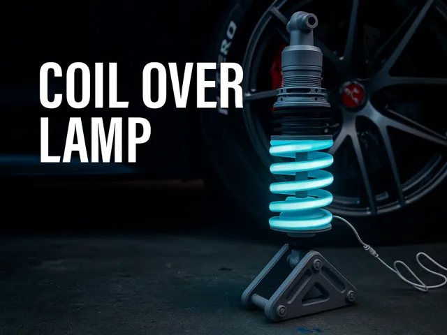 Coil Over Desk Light