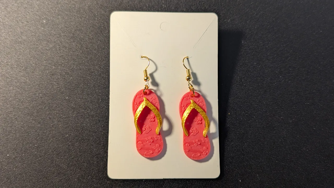 Aloha Flip-Flop Earrings view 2