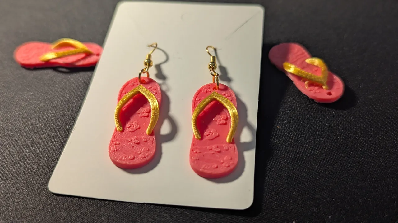 Aloha Flip-Flop Earrings view 4
