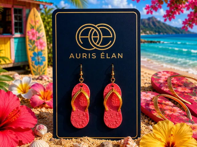 Aloha Flip-Flop Earrings