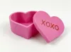 Valentines Day Candy Heart Box Lidded Container