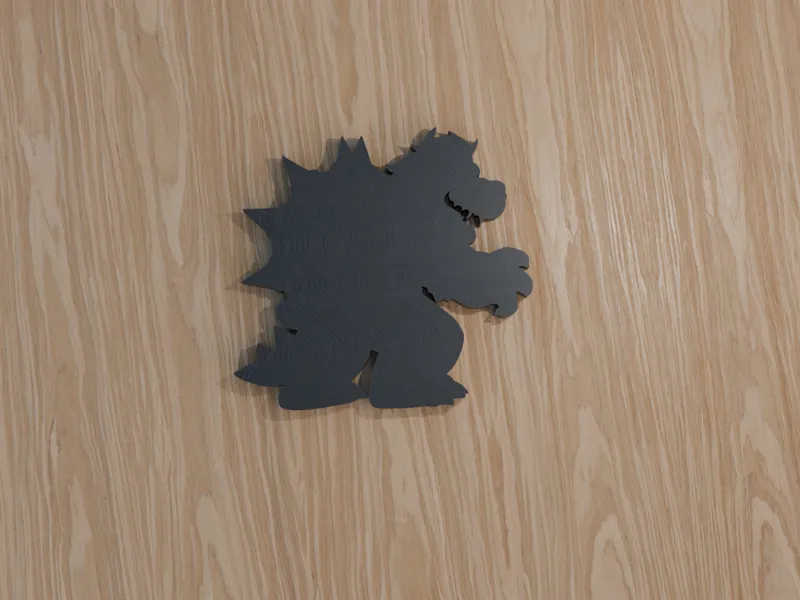 Bowser Mario Bros Wall Art – Nintendo Silhouette
