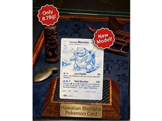 Hawaiian Blastoise Pokemon Card