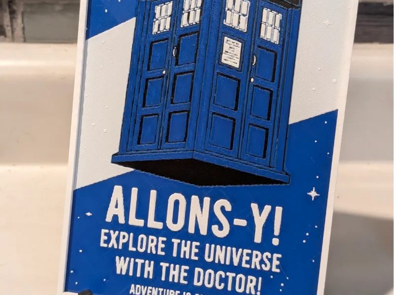 Dr Who - TARDIS Travel Poster - 10th Doctor