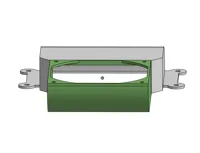 Gehäuse 120mm Lüfter ohne Befestigung für PWM Steuerung PETG