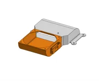 Gehäuse Lüfter mit Befestigung für 4 Pin PWM Steuerung PLA