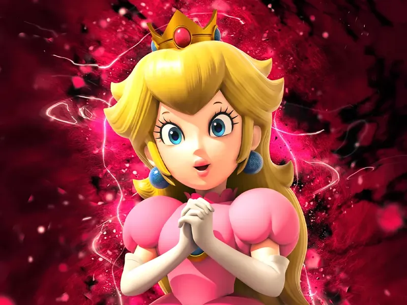 hueforge principessa peach Mario 