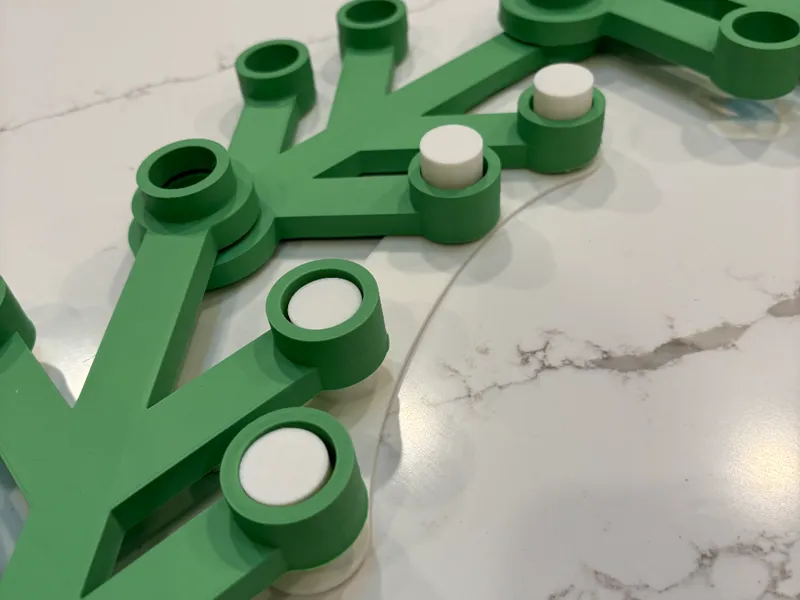 Simple Large Brick Wreath Alignment Jig 