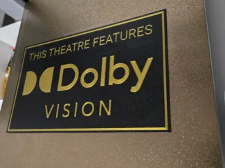 Heimkino Schild Dolby Vision