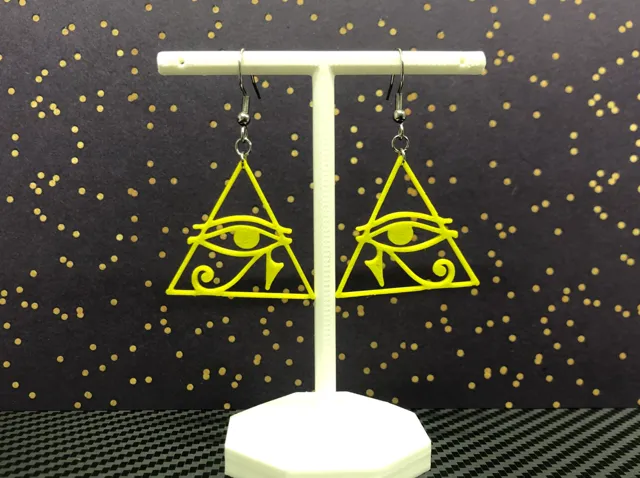 Horus eye earrings, no AMS, 0.4 mm nozzle