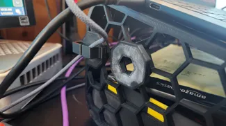 TVL 3D's laptop stand to Honeycomb Storage wall adapter