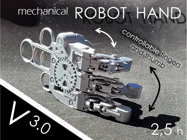 Mechanical Robot Hand – Version 3.0