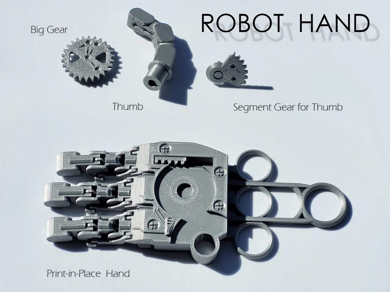 Mechanical Robot Hand – Version 3.0 view 3