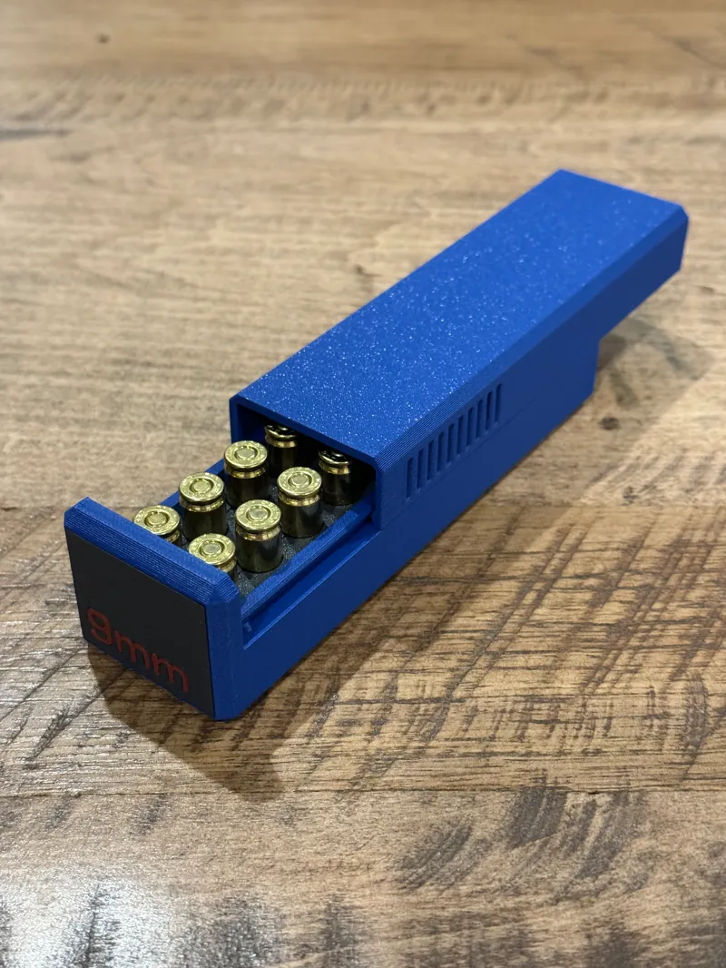 9mm ammo box ammunition storage 20 rounds BBOX