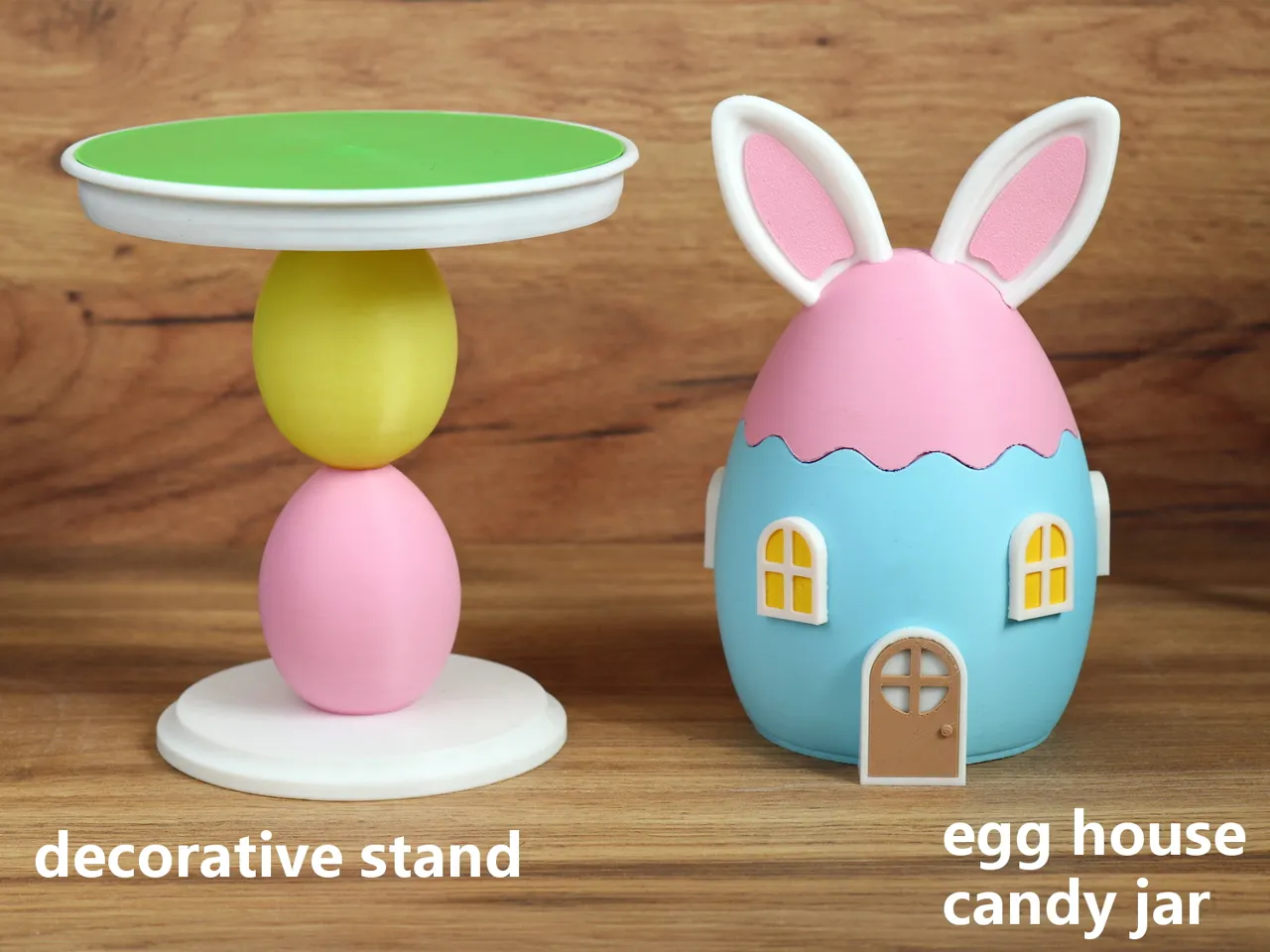 Easter Bunny Egg House & Candy Jar view 3