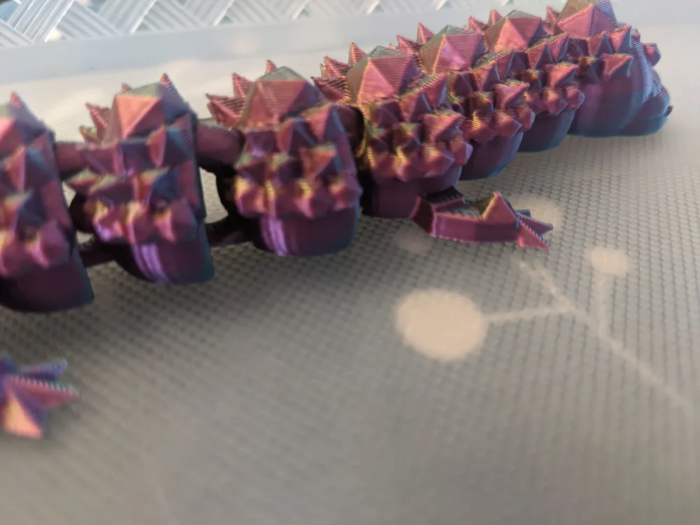 Articulated Crystal Dragon FREE TO SELL - Free 3D Print Model - MakerWorld