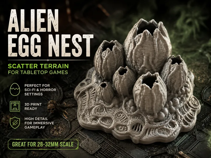 Alien Brood Nest – Bio Hive Scatter Terrain