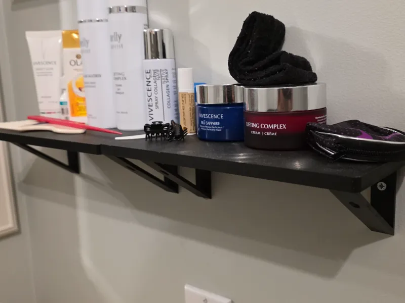 Large Wall Shelf – No Glue, No Support, Just Snap
