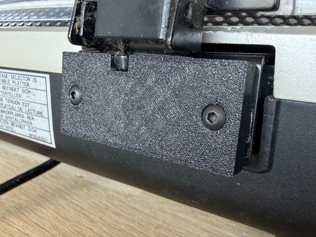Technics SL1200 early model hinge mount