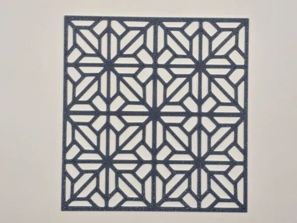 Pochoir motif carreaux arabesques