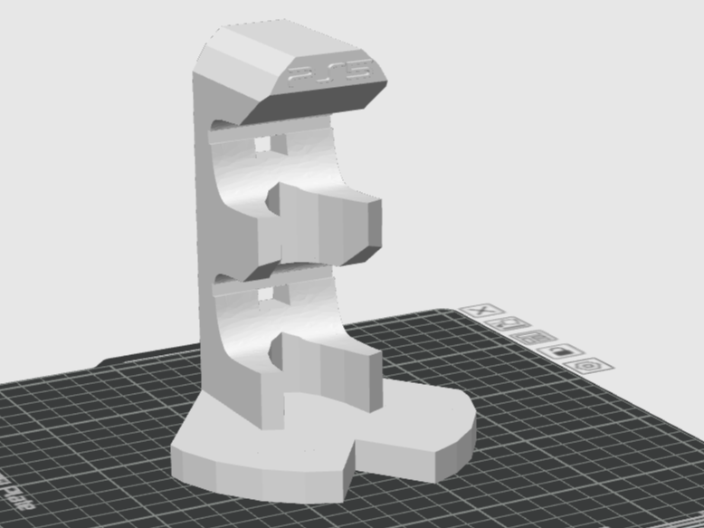 Dual PS5 Controller Stand – Minimal Gaming Dock